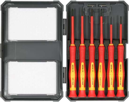 Set de șurubelnițe Precision Vde din 6 piese