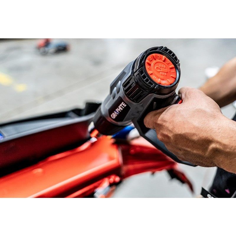 Топлинен пистолет 2000w Температурен диапазон 50-550oc Кутия с 3 скорости
