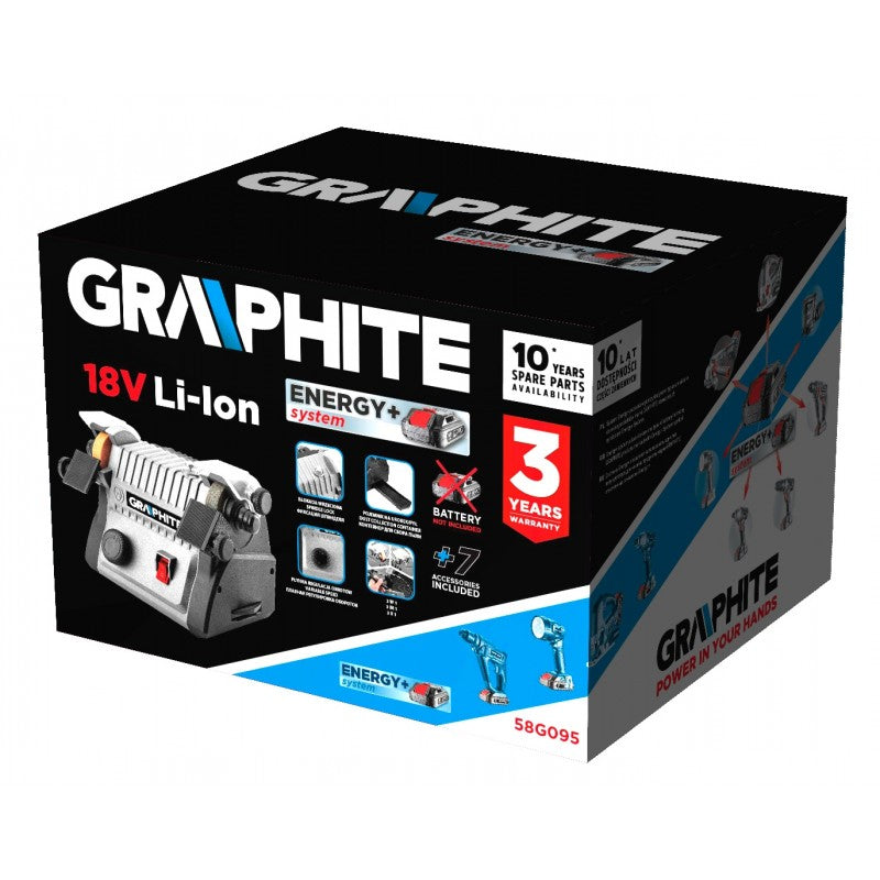 Mini smerigliatrice da banco a batteria 3 in 1