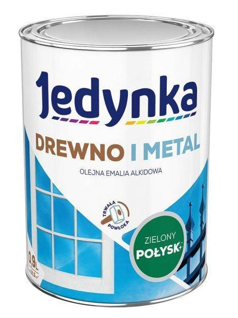 Alkyd Emaille Voor Hout En Metaal Groen 0,9l