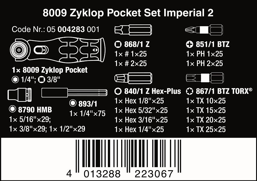 Zyklop Pocket Set Impérial Set 2 18 Pcs.