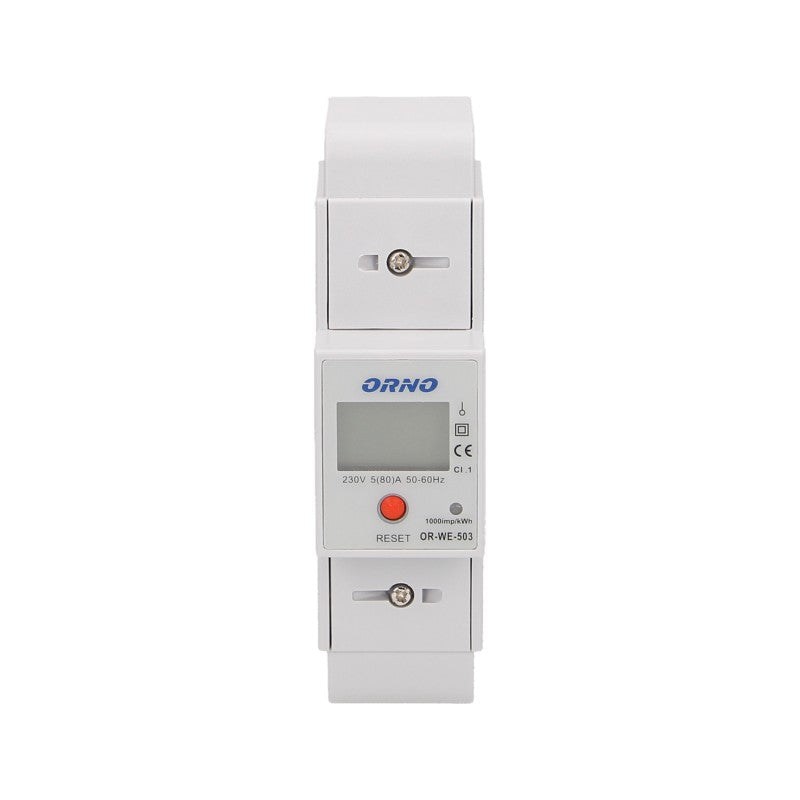 Indicateur de consommation d'énergie monophasé 80a