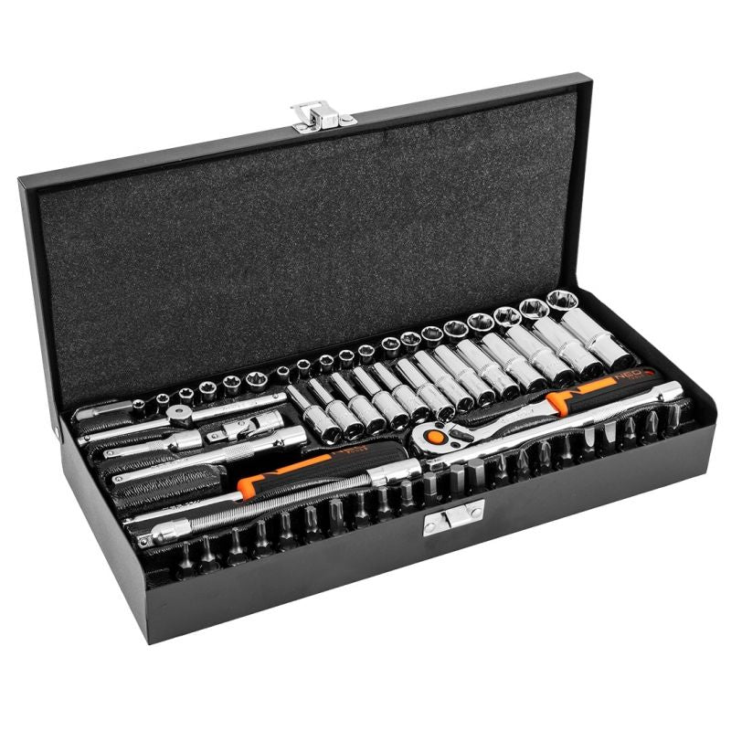 1/4'' Soicéad Wrench Set 63 Píosa