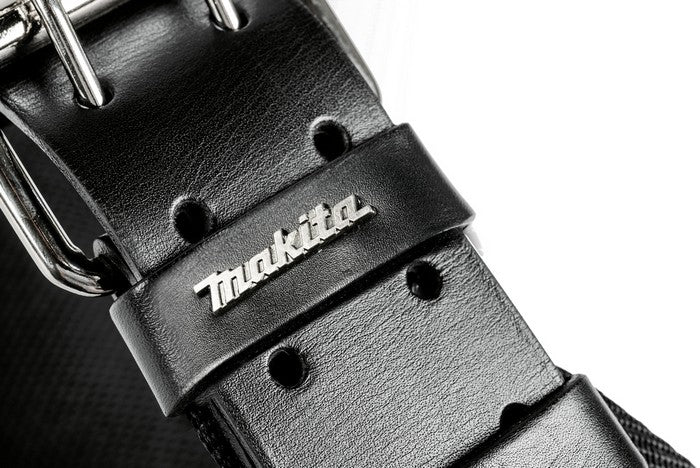 Black Leather Belt With Loop