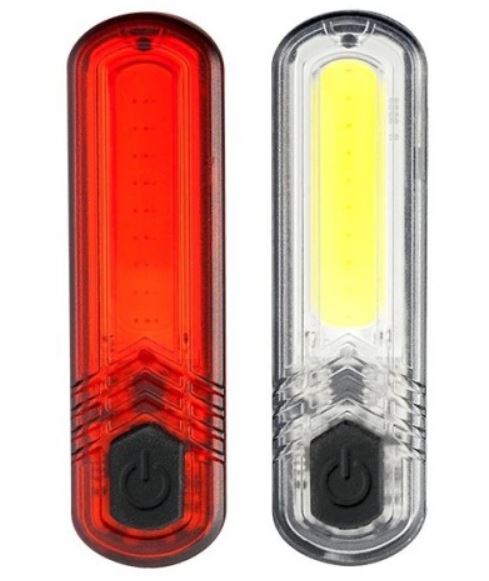 Sada svítilen na kolo Duoslim 60lm/18lm