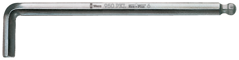 Chiave esagonale più gambo lungo 6 mm con sfera