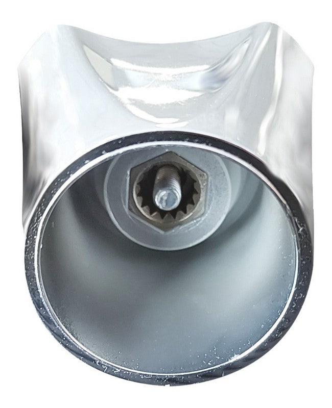 Batter Knop Med Metal Indsats Chrome Heat