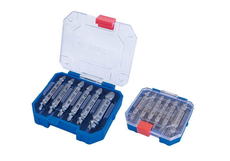 Set Of Extractors For Damaged Screws 2-12mm 6 Pcs.