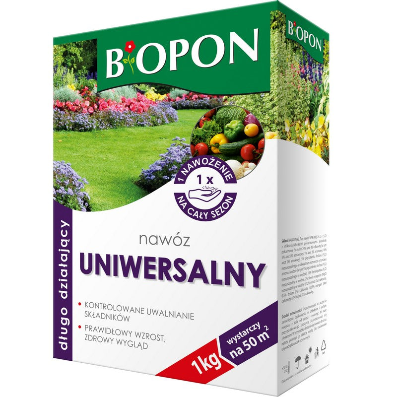 Îngrășământ - Granule Universale cu acțiune prelungită Cutie de 1 kg