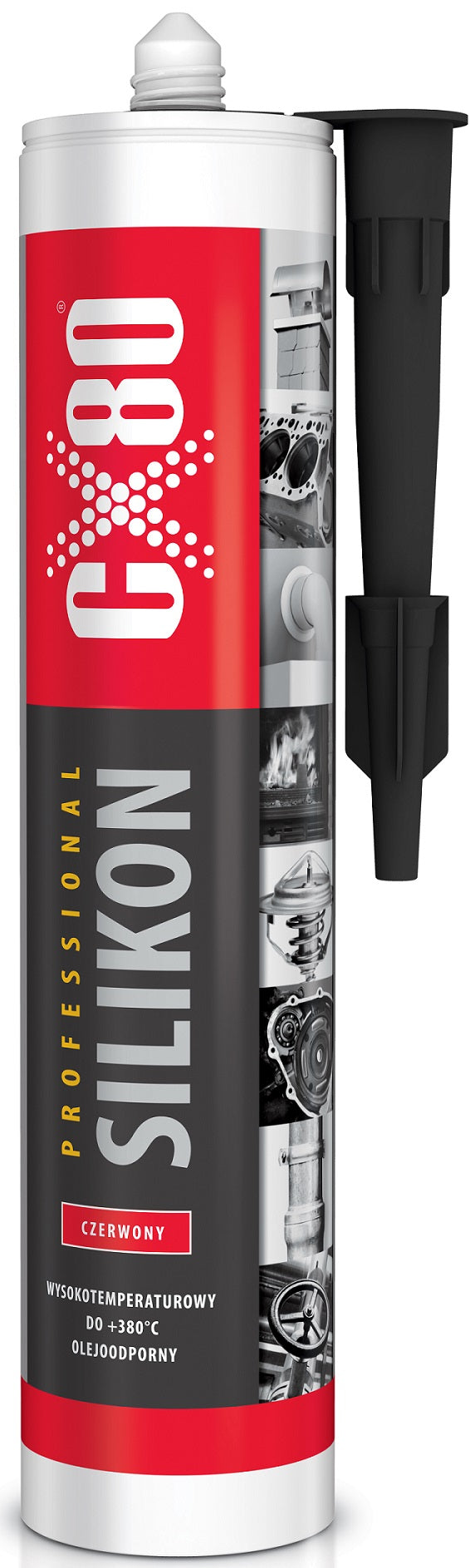 Professional Red High Temperature Silicone 310ml