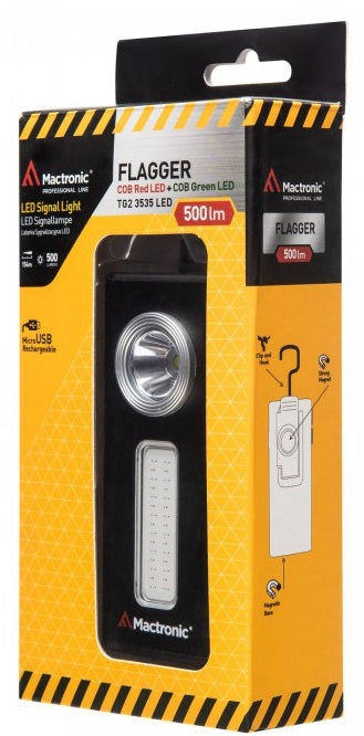 Flagger Signal Hand Lamp 500lm 3.7v 1500mah