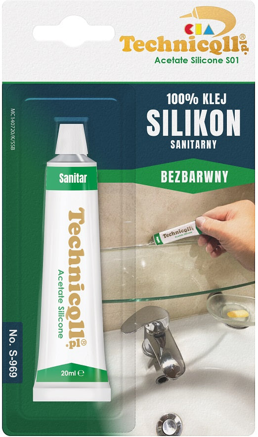 Silicon sanitar transparent 20 ml