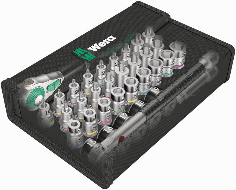 Set de clichete Zyklop Speed 3/8' 8100 Sb All-in 35 buc