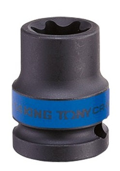 Short Impact Socket Star 1/2'' E18*38mm