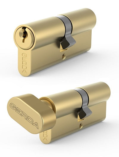 Sæt med 2 indsatser i 1-nøgle System Messing Wke1 30/50