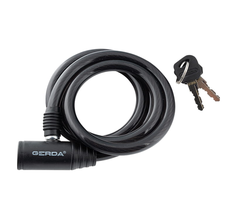 Candado Bicicleta Cuerpo Redondo Negro Flex 1000/8k