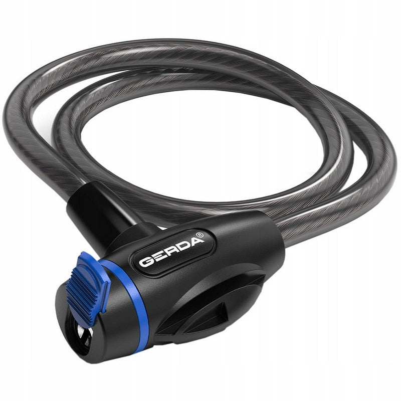 Candado Bicicleta Loop Cuerpo Redondo Negro Flex 650/10t