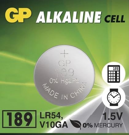 Alkaline horlogebatterij 1,5 V 189