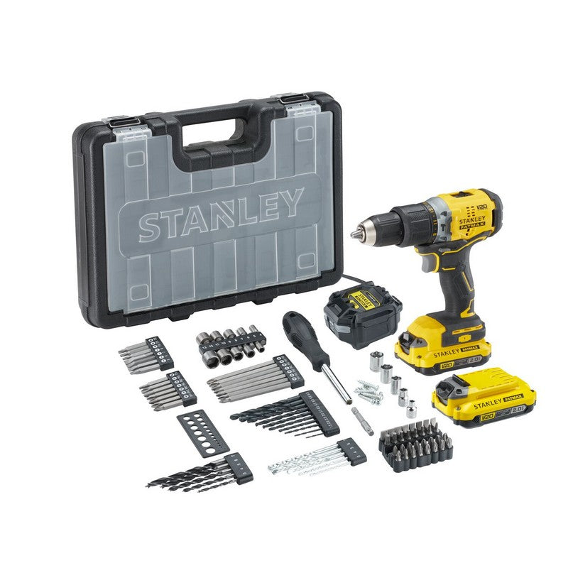 Uda V20 Cordless Drill/driver 18v 2*2.0ah + Acc.