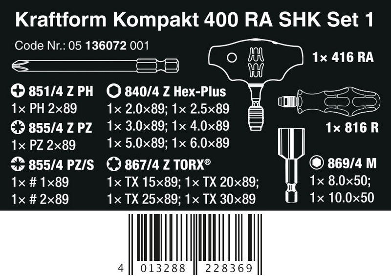 Kraftform Kompakt 400 Ra Shk Set 1 19 kusov