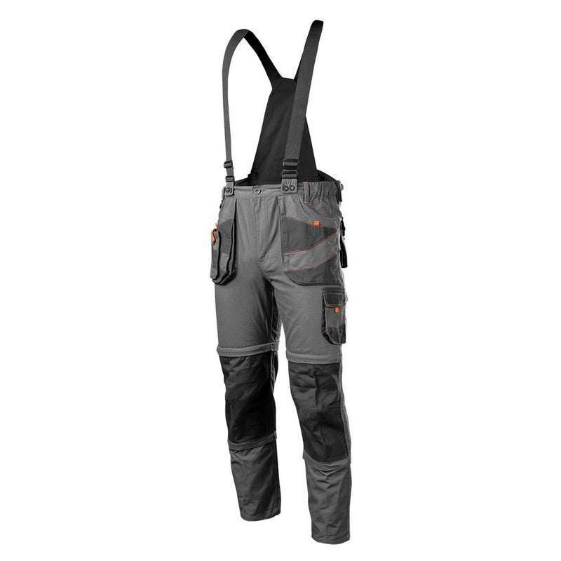 6-in-1 Work Trousers With Bib Size M