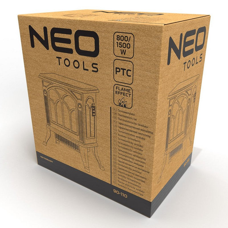 Keramický ohrievač ventilátora 800w/1500w
