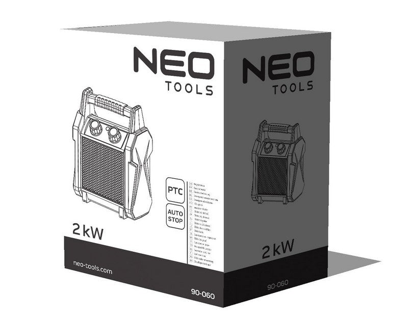 Elektrický keramický ohřívač Ptc 2kw