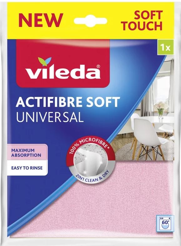 Vileda Actifibre zachte universele clutch