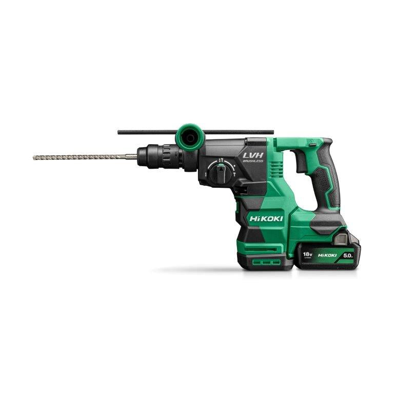 18v Cordless Hammer Drill Replaceable Handle 2*5.0ah Hitsystem