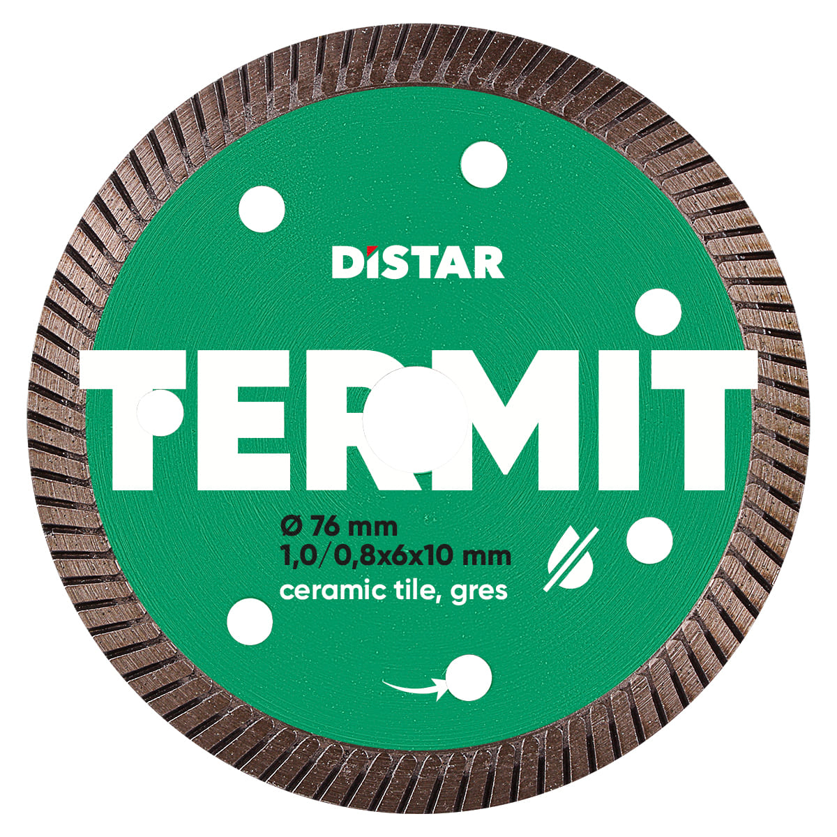 Disque diamant pour céramique et Gres Termit 76*1.0*10mm