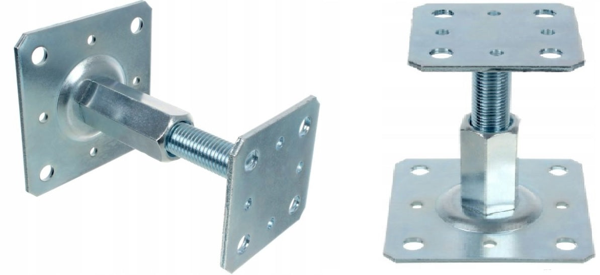 Base Palo 80*80 Avvitata Con Regolazione