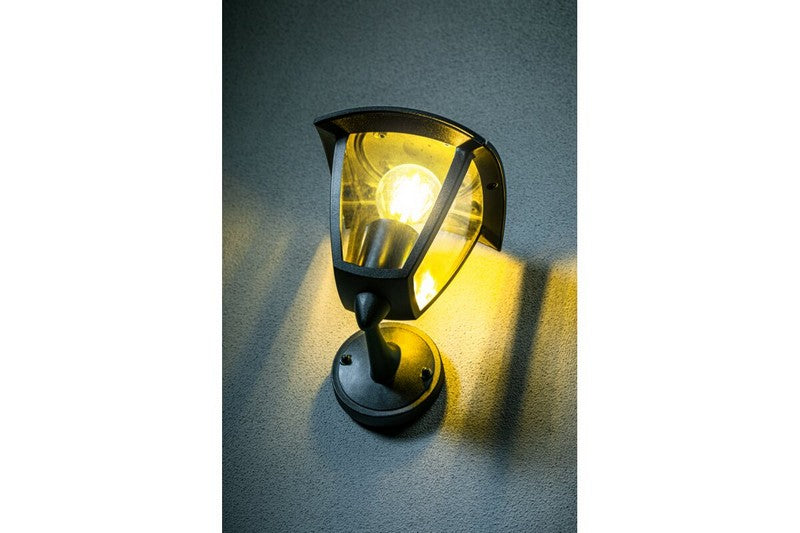 Marina-au Garden Lamp Straight Top Wall Lamp Black