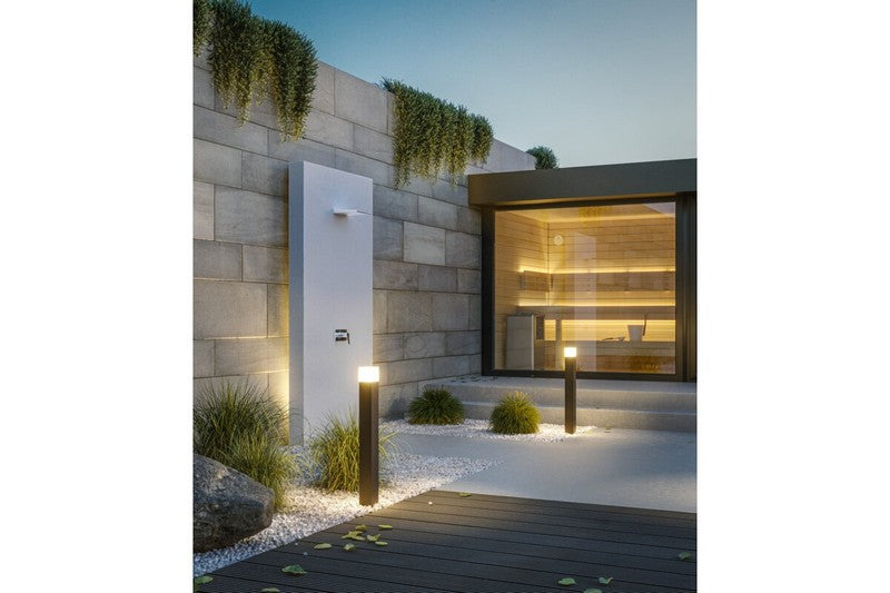 Garden Lamp Largo-p Max.15w Graphite Post