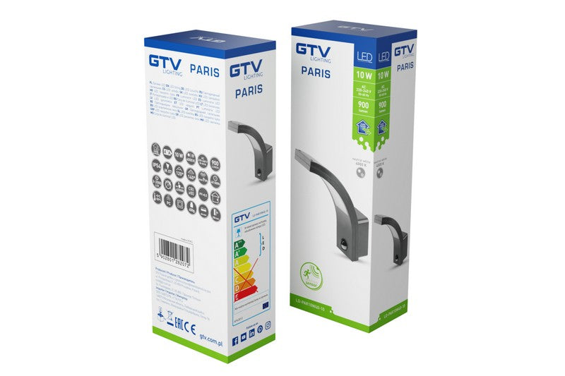Led Lamp With Sensor Paris Black