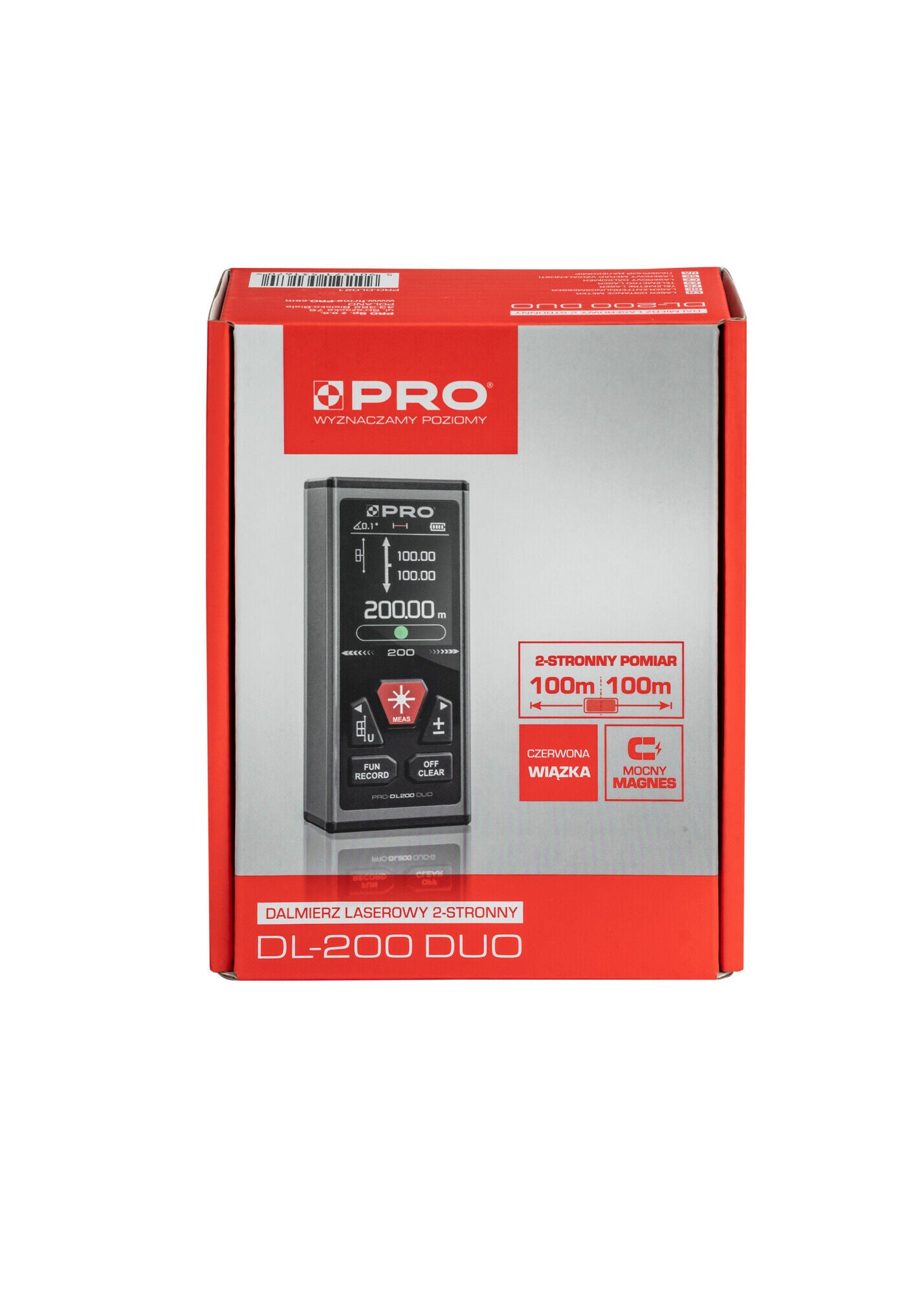 Télémètre laser double face Dl-200 Duo-r