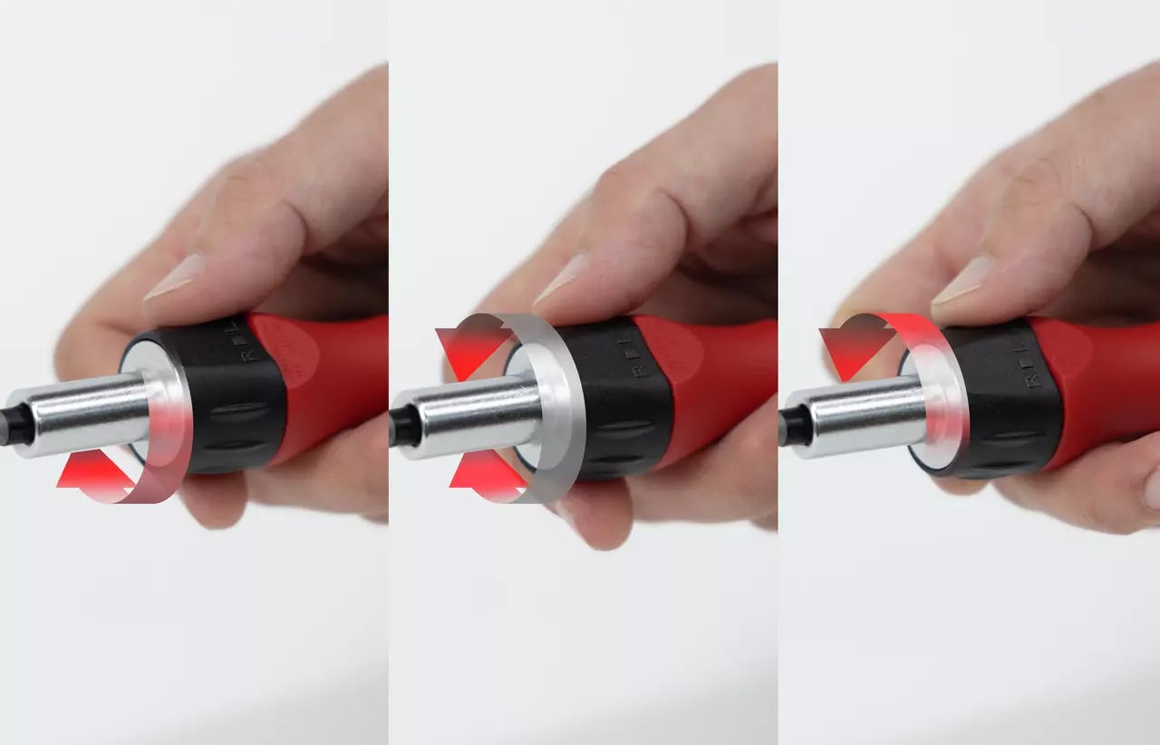 Wkrętak 1/4 z grzechotką Softfinish