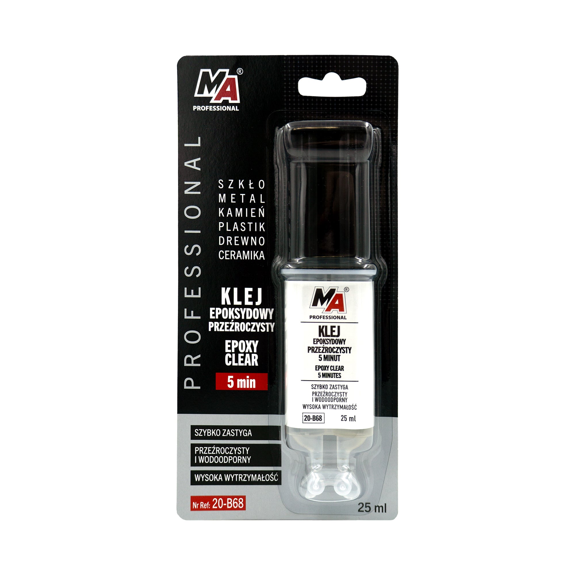Epoxy Glue 25ml Transparent 5 Minutes