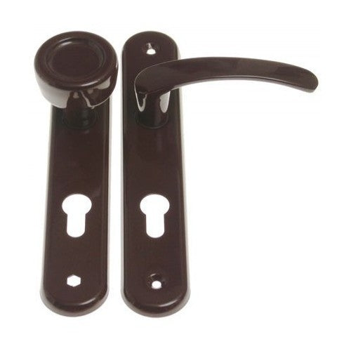 Poignée-bouton Peint Brun Insert 72