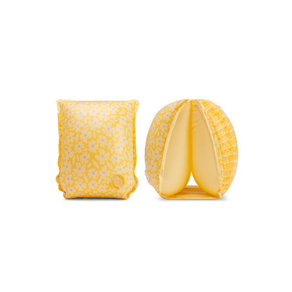 Bannaí Lámha Swim Essentials - Buí - Bláth - 0/2 Blianta