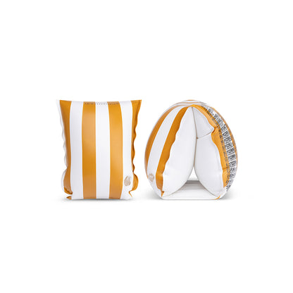 Swim Essentials Armbanden - Bruin/wit - Flow