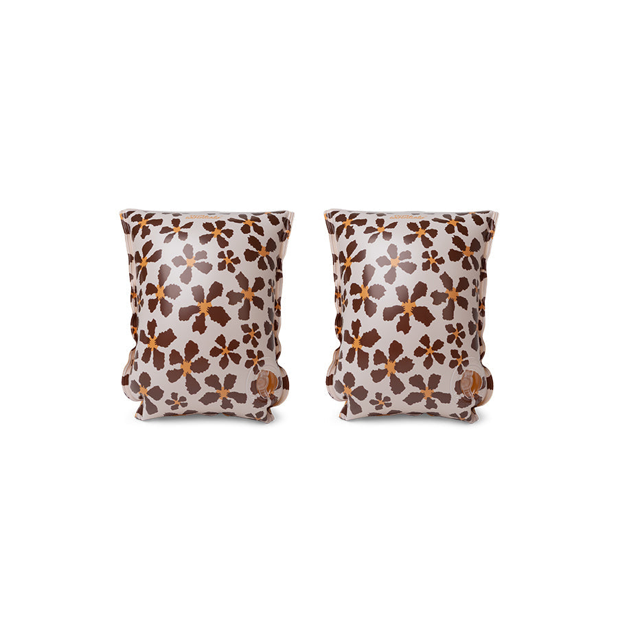 Swim Essentials Arm Bands - Orange - Wild Flower - 2/6 Years