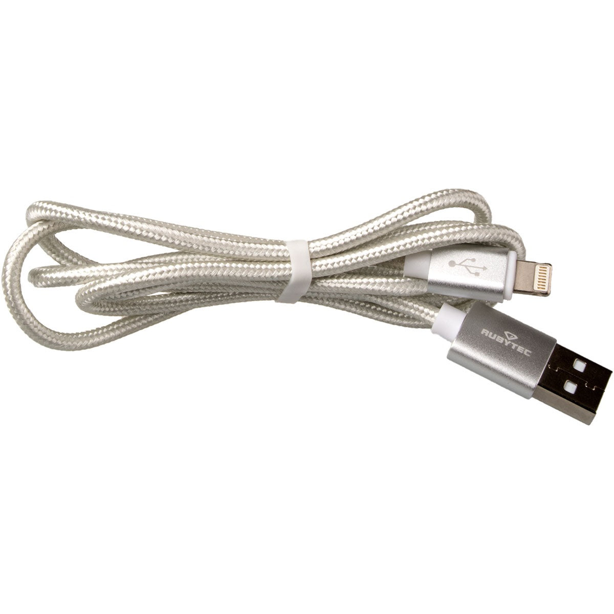 Cavo Rubytec Charge Micro USB e Lightning Argento 1 M