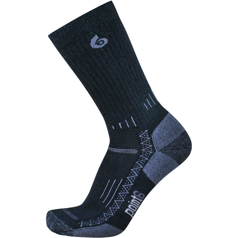 Point6 Hiking Tech Light Crew Black