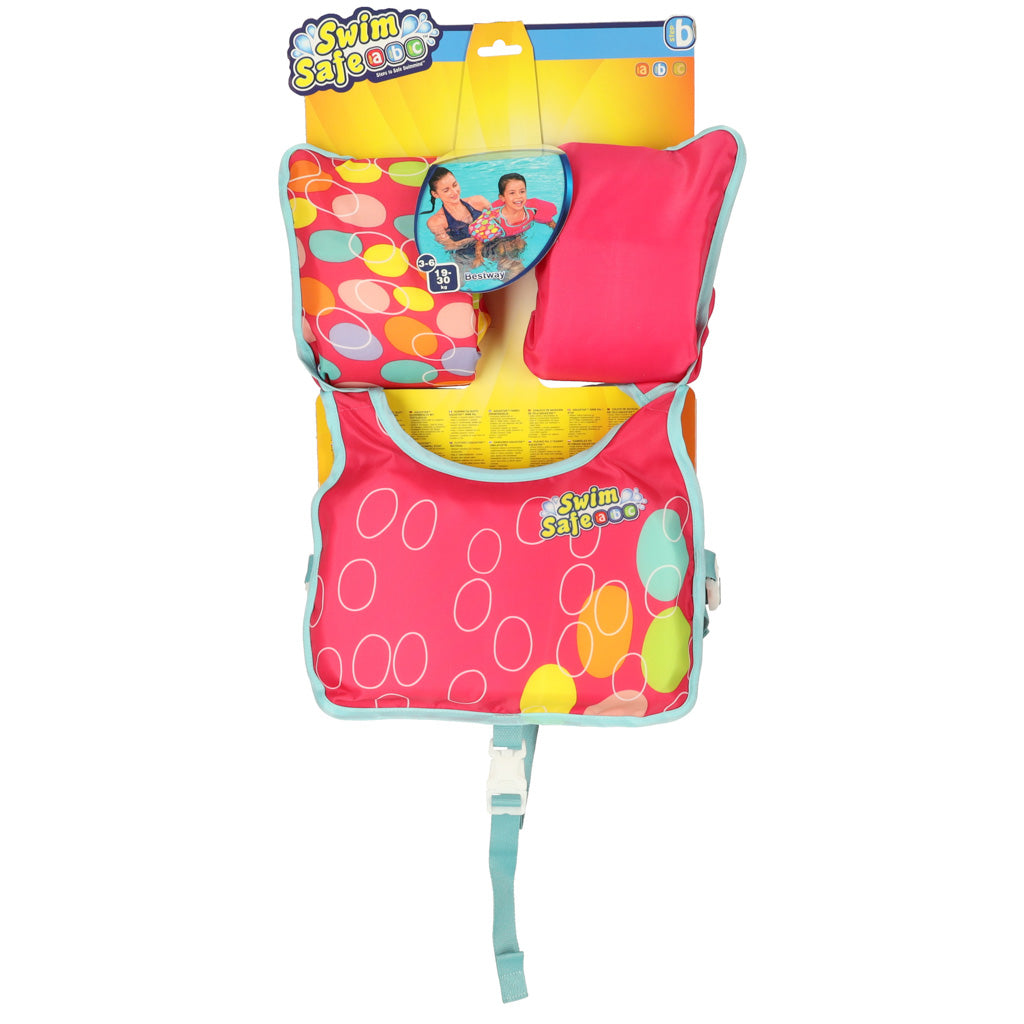 Aquastar Pink Swimming Vest With Sleeves