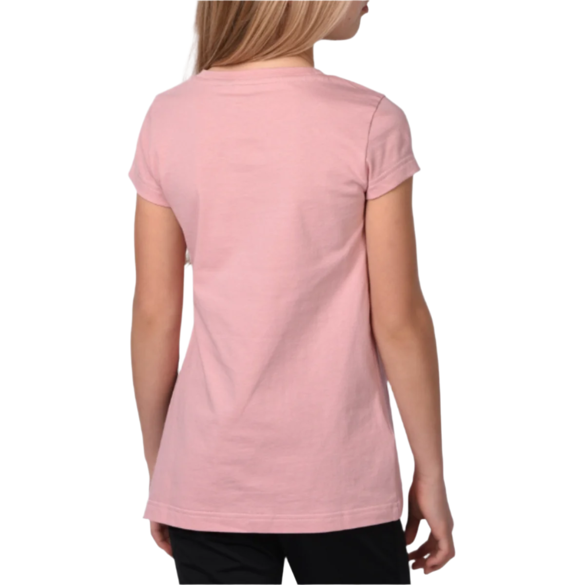 T-léine páistí cló miotalach Adidas