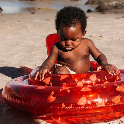 Flotteur pour bébé Swim Essentials - Rouge - Crabe - 0/1 an