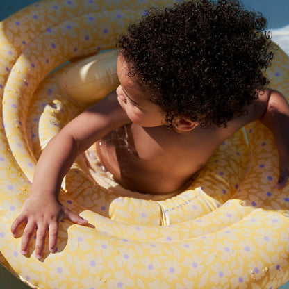 Swim Essentials Baby Float - Geel - Bloemig - 0/1 jaar