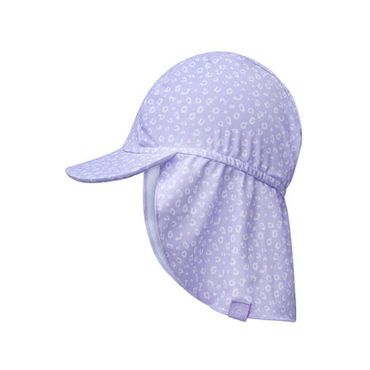 Swim Essentials Sun Cap - Lila - Leopard
