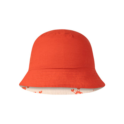 Swim Essentials Solhat Vendbar - Beige/rød - Crabby