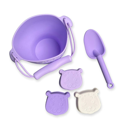 Swim Essentials Strandspeelgoed - Lila - Luipaard